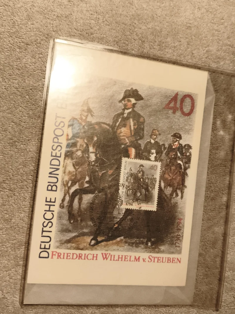 Première jour Allemagne Friedrich Wilhelm von Steuben 40 Deutsche Bundespost (Re