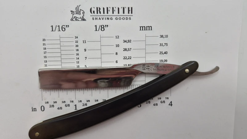Vintage Henckels German Razor (missing guard) for Restoration
