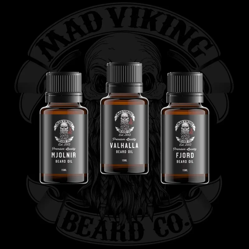 MAD VIKING BEARD OIL SAMPLE 3 PACK