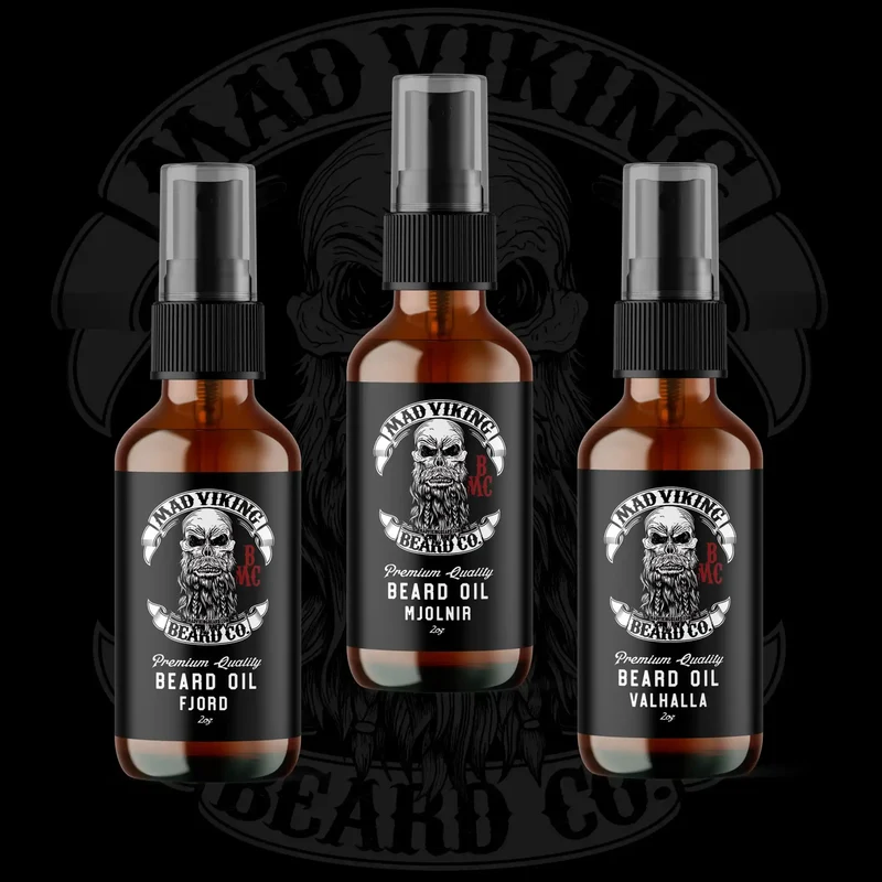 MAD VIKING BEARD OIL 3 PACK