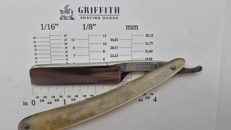 Vintage Heljestrand Mk10 Swedish Razor for Restoration