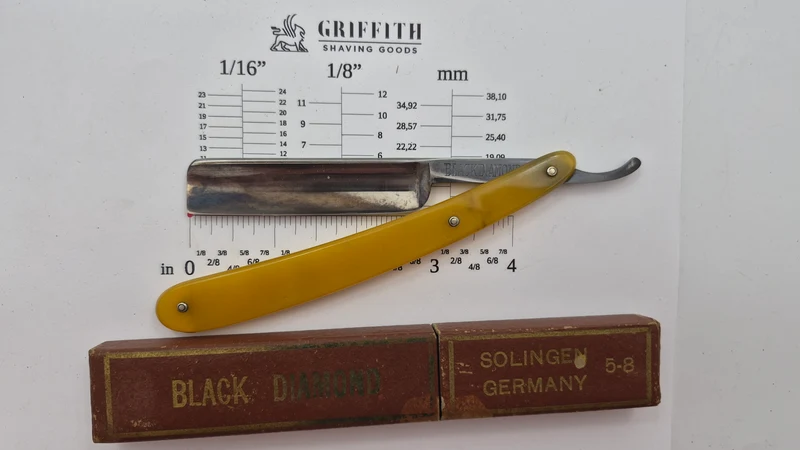 Vintage Pumacher Black Diamond German Razor for Restoration