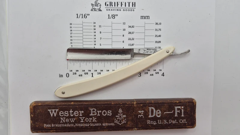 Vintage Wester Bros. De-Fi Razor for Restoration