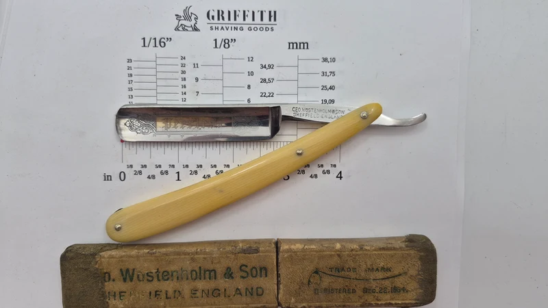 Vintage Wostenholm Sheffield Razor for Restoration