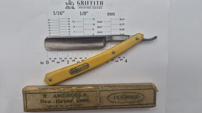 Vintage Amendola Made in Germany Razor for Restoration