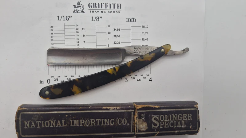 Vintage National Importing Co. German Razor for Restoration