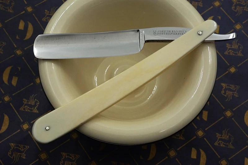 Joseph Elliot - Lovely 6/8 Ivory Scaled Fully Restored - Vintage Sheffield Straight Razor - Shave Ready
