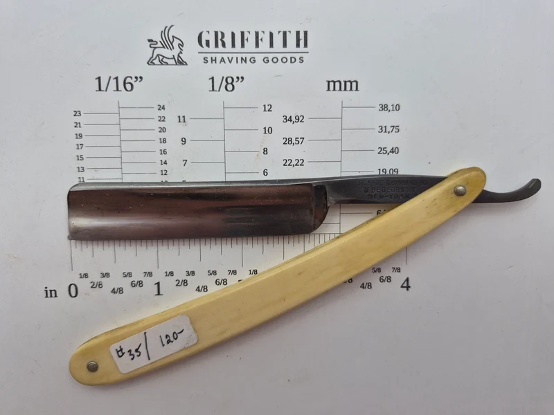 Vintage F. & G. Kuell German Razor for Restoration