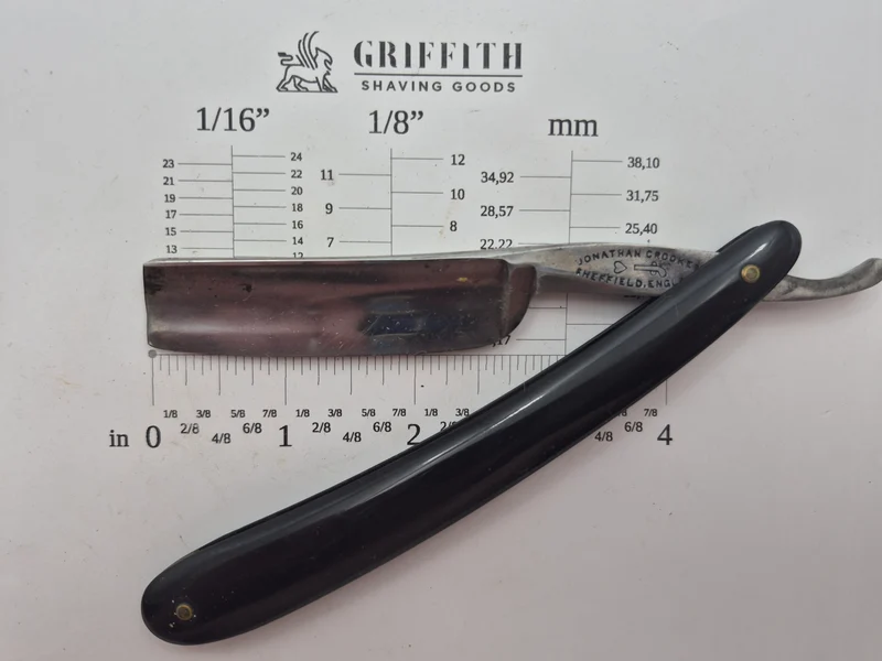 Vintage Jonathan Crookes Sheffield Razor for Restoration
