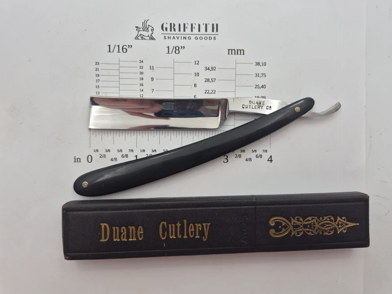 Vintage Duane Cutlery Co. American Razor for Restoration