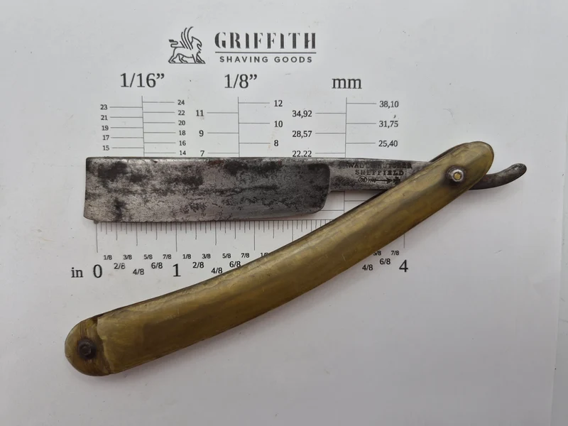 Vintage Wade & Butcher Sheffield Razor for Restoration