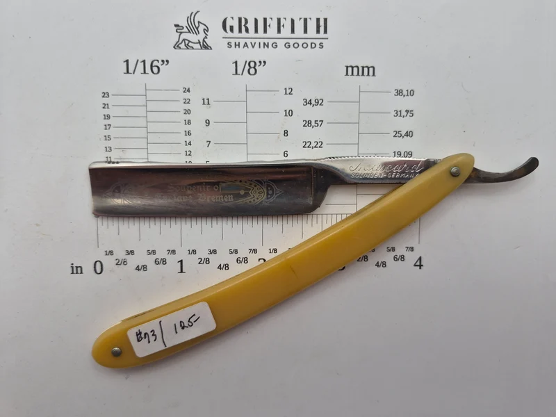 Vintage Souvenir of Bremen German Razor for Restoration