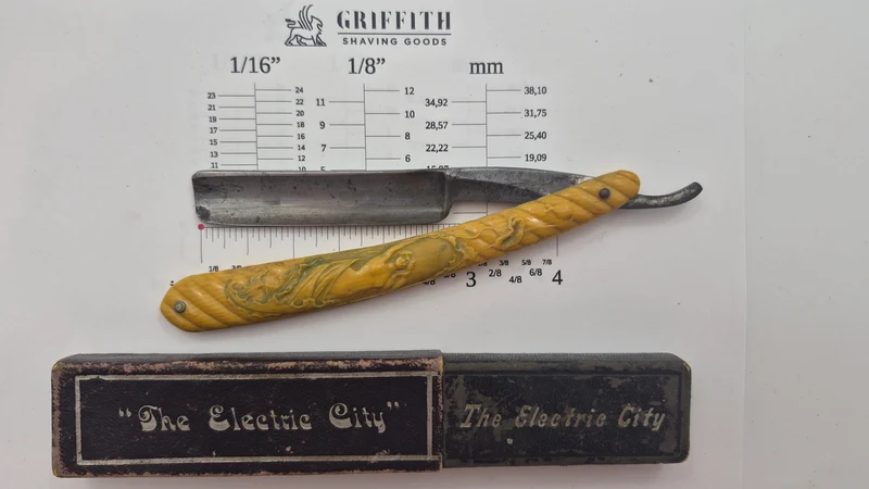 Vintage Electric Cutlery American Razor Nude Scales for Restoration