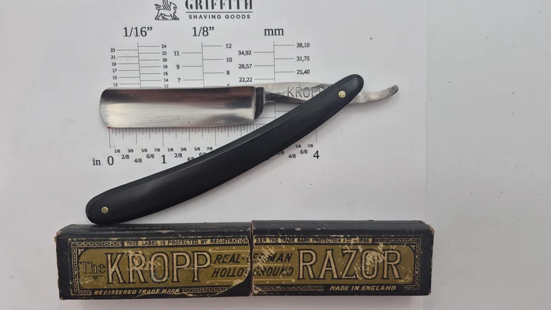 Vintage Kropp Sheffield Razor for Restoration