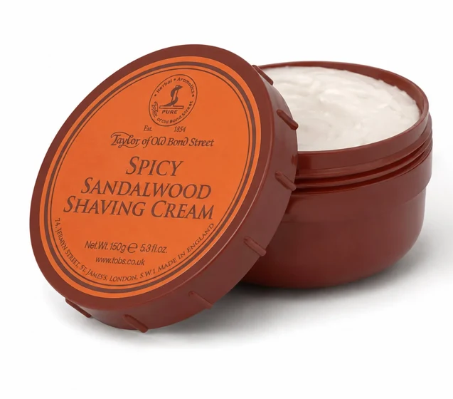 Taylor of Old Bond Street Spicy Sandalwood Shaving Cream Bowl 150g (5.3 oz)
