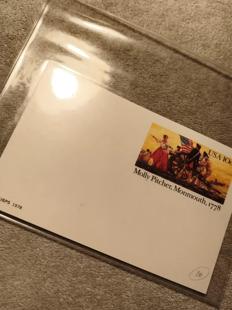 Carte Premier Jour USA 1978 Molly Pitcher Monmouth 1778 Philatélie FDC