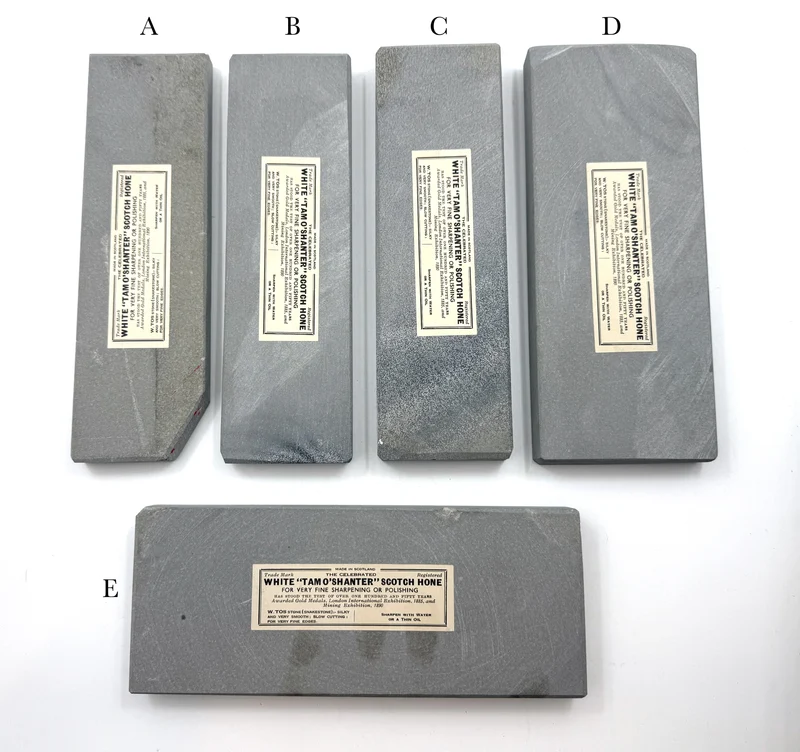 Tam O Shanter Large White Natural Scottish Sharpening Stone - CHOOSE YOUR HONE