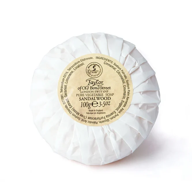 Taylor of Old Bond Street Sandalwood Hand Soap - 100g (3.5 oz)