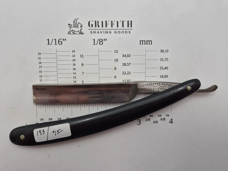 Vintage Worcester Razor Co. American Razor for Restoration