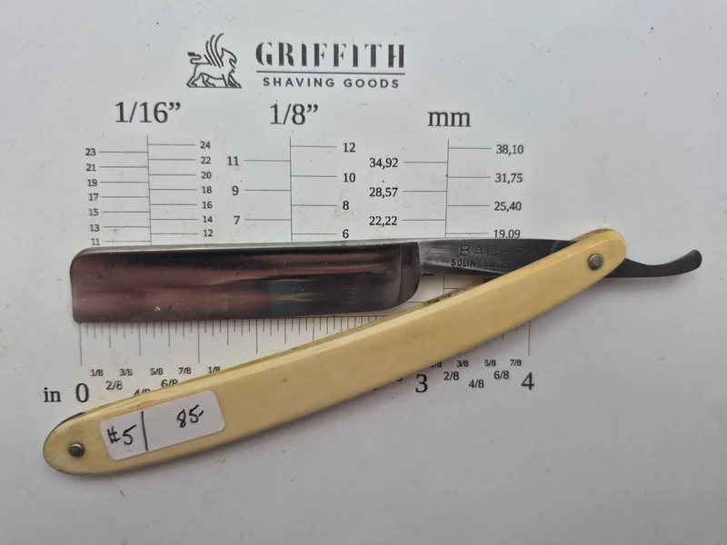 Vintage Barher German Razor for Restoration