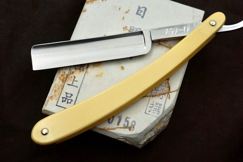George W. Korn "Fit-U" 5/8 Full Hollow Blade -Excellent+ American Straight Razor - Shave Ready