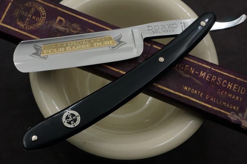 Dorko Near Pristine 13/16 Full Hollow Blade - Solingen Vintage Straight Razor - Shave Ready