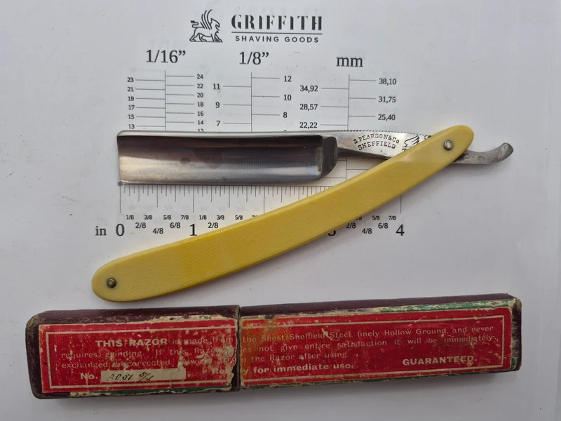 Vintage Pearson & Co Sheffield Razor for Restoration