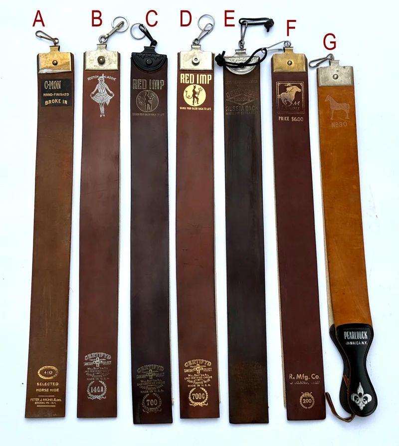 Various Vintage Razor Strops in Good to Excellent Condition - Choose Your Strop