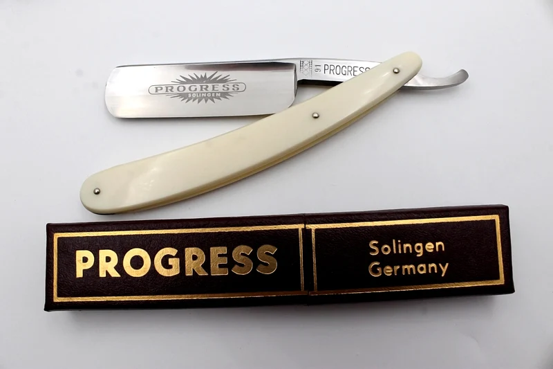 "Progress" 28 - RARE NOS 7/8 Full Hollow Vintage Straight Razor