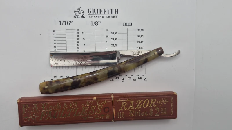 Vintage Koch Made in Germany Razor for Restoration