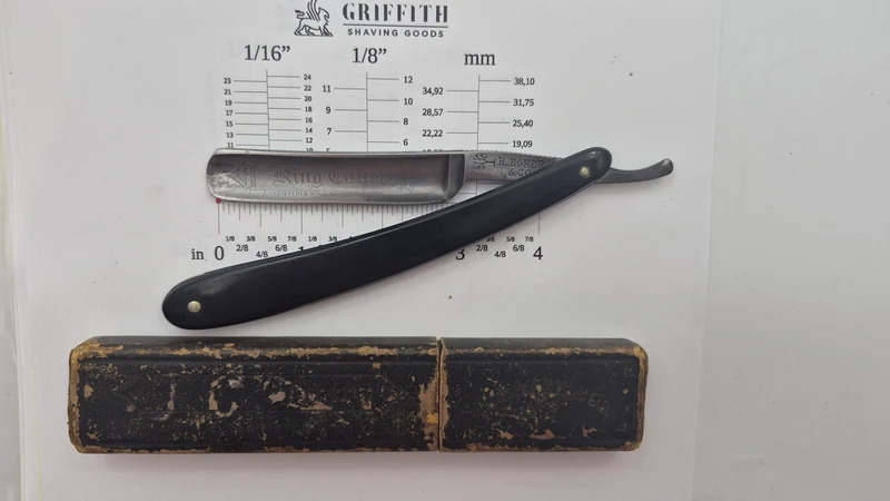 Vintage Boker King Cutter German Razor for Restoration