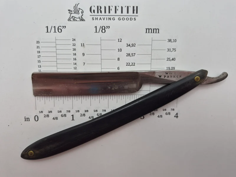 Vintage W. Parker W.R. Sheffield Razor for Restoration