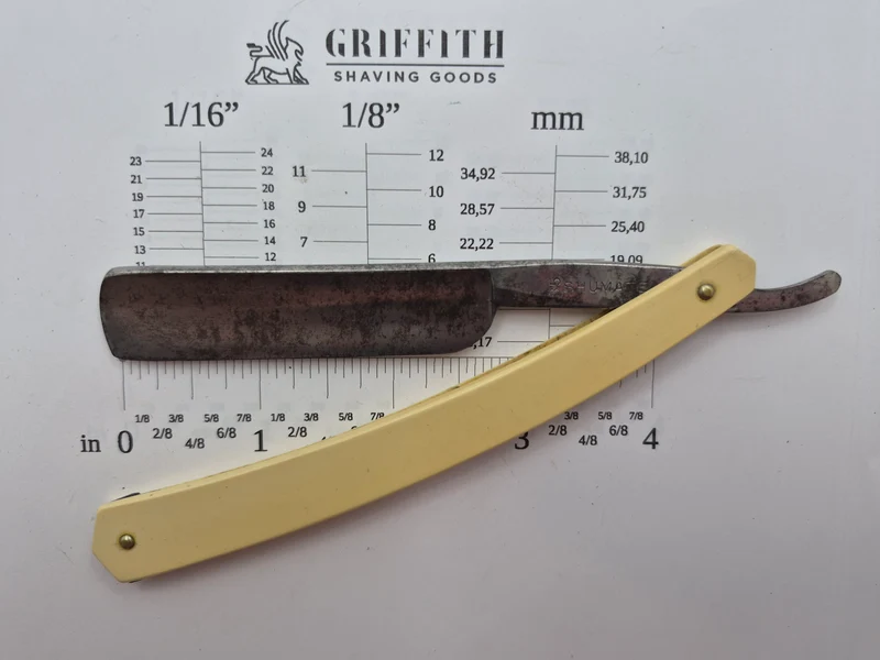 Vintage Shumate American Razor for Restoration