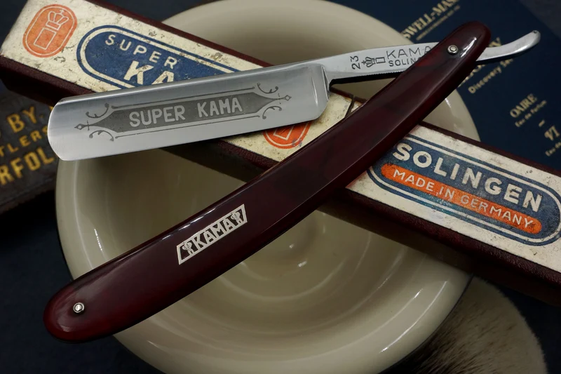 Koch & Schafer KAMA 11/16" Near Pristine Vintage Solingen Straight Razor - Shave Ready