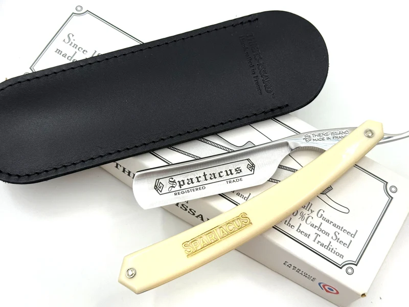 Thiers Issard 5/8 "Spartacus" Etch - Spartacus Scales - Full Hollow Straight Razor
