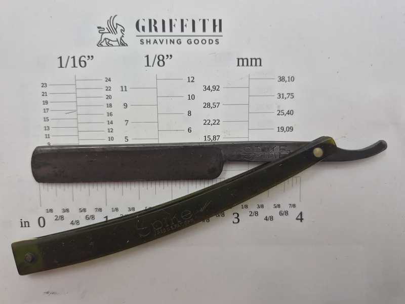 Vintage Union Cutlery Spike American Razor for Restoration