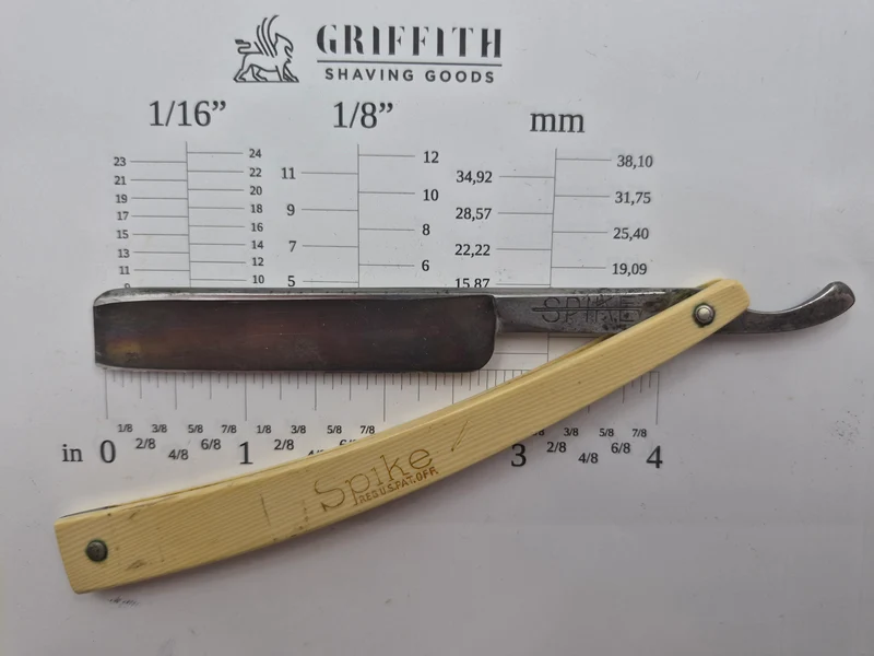 Vintage Union Cutlery Spike American Razor for Restoration