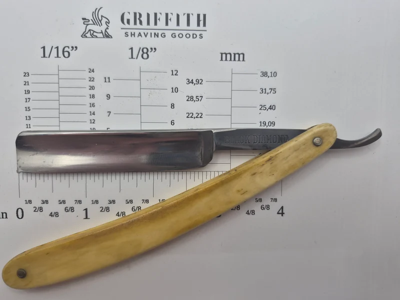 Vintage Bresnick Black Diamond Razor for Restoration