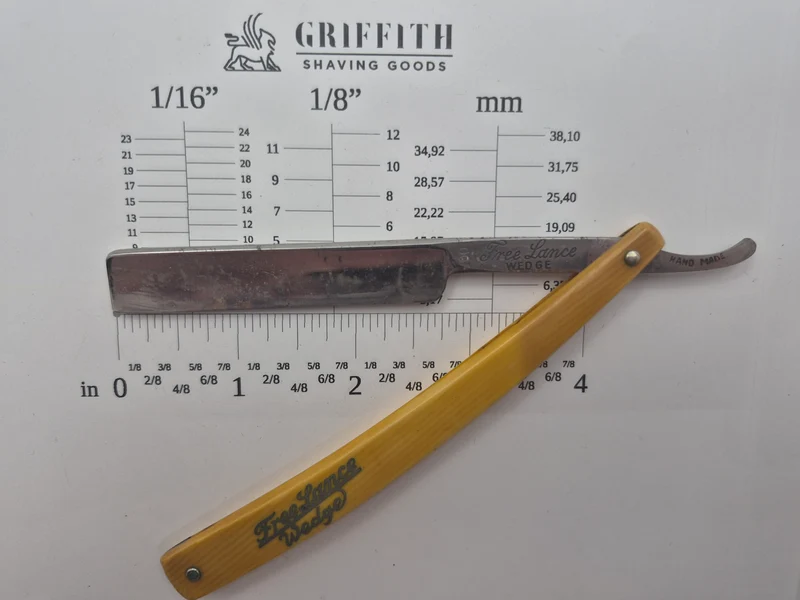 Vintage Lance Cutlery Wedge German Razor for Restoration
