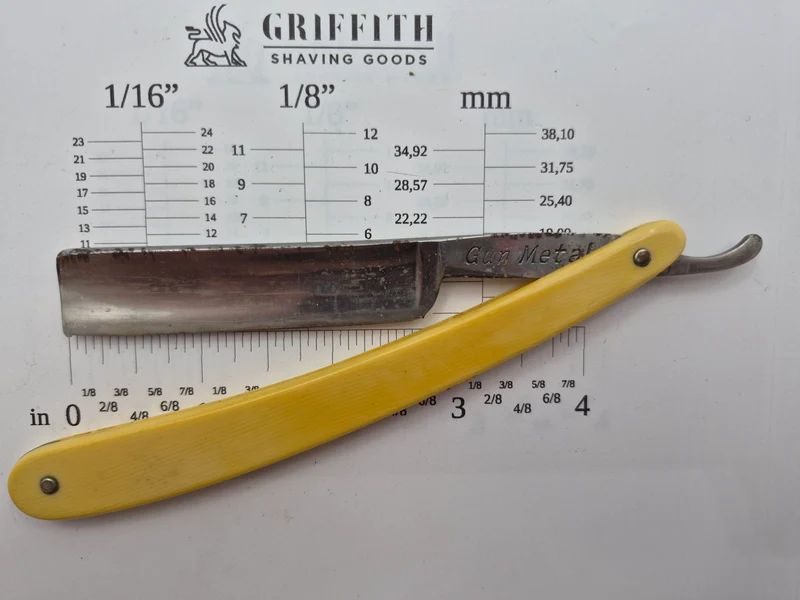 Vintage Wester Bros. "Gun Metal" German Razor for Restoration