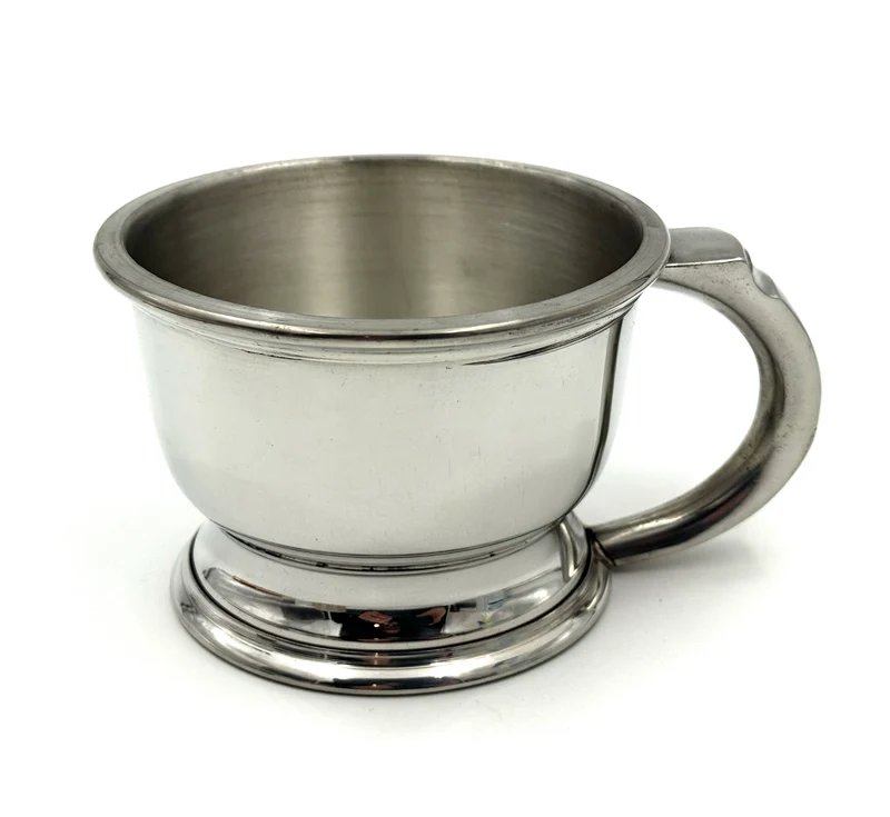 English Pewter Shave Mug – Sheffield Made