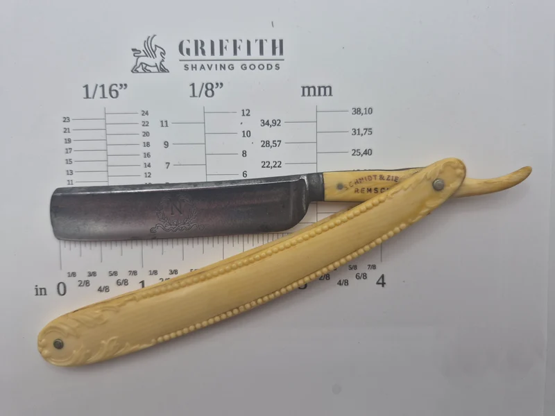 Vintage Schmidt Made by Boker German Razor for Restoration