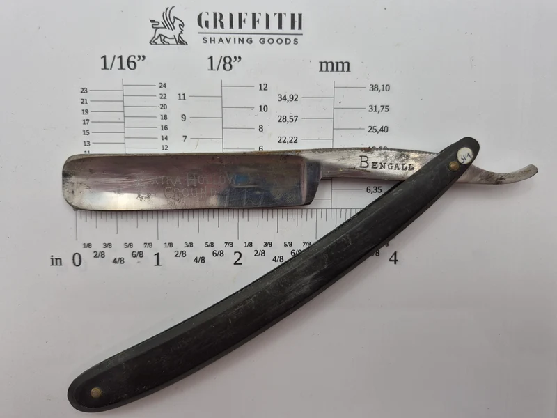 Vintage T.R. Cadman & Sons Bengall Sheffield Razor for Restoration
