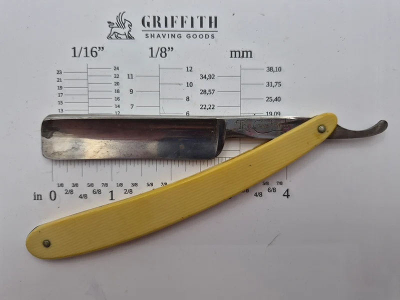 Vintage Cranford Razor Works American Razor for Restoration