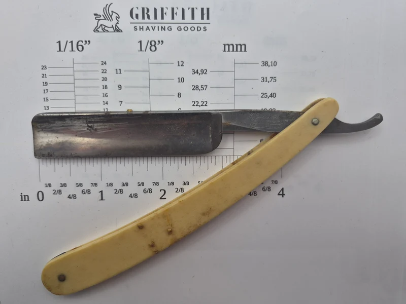 Vintage Genco Fluid Steel American Razor for Restoration