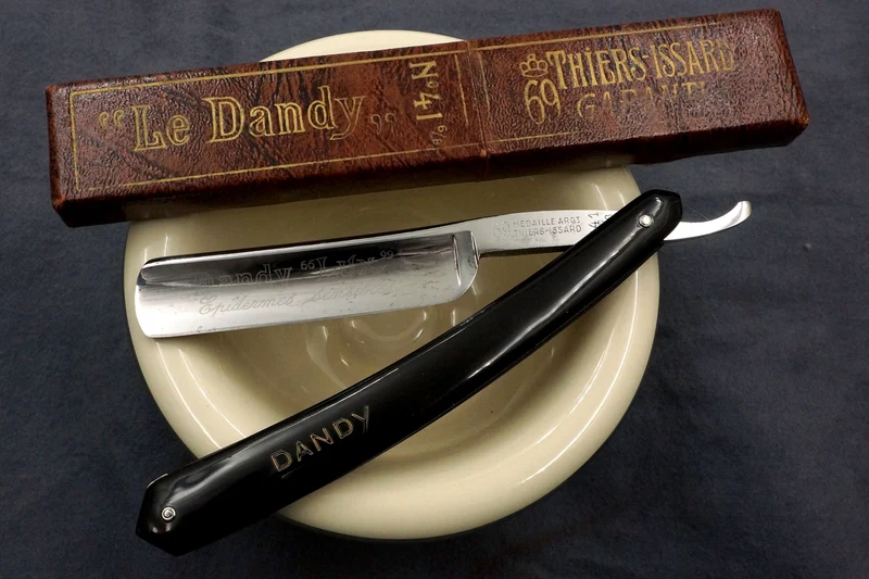 Thiers Issard No. 641 Dandy Luxe 11/16 Full Hollow - Restored Vintage French Straight Razor - Shave Ready