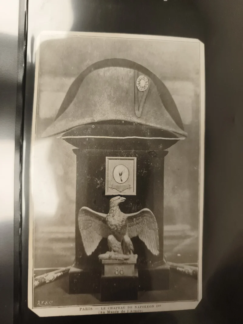 Photographie ancienne Paris Musée Armée Chapeau Napoléon 1er aigle impérial