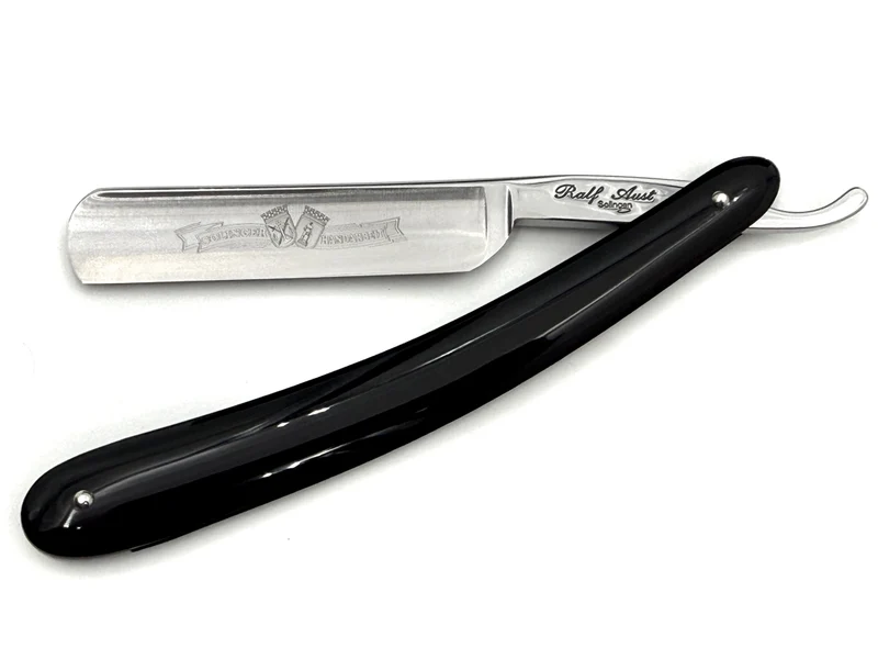 Ralf Aust 5/8 Blade with Round Tip & Plastic Scales Full Hollow Solingen Straight Razor