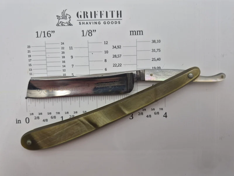 Vintage Torrey Full Double Concave Fancy American Razor for Restoration