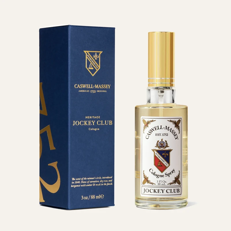 Caswell Massey Jockey Club Gold Cap Luxury Cologne (88ml/3 oz)